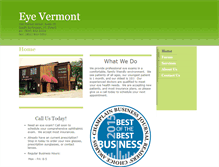 Tablet Screenshot of eyevermont.com